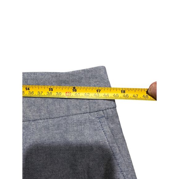 Size 12 Talbots blue ruffle edge shorts - Picture 3 of 4